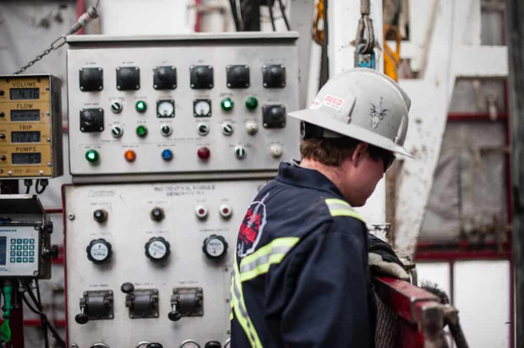 Stampede Drilling Rig Worker